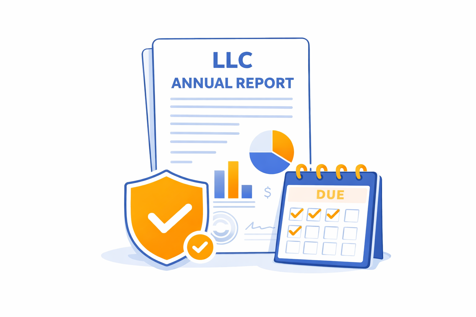 LLC Annual Report Illustration
