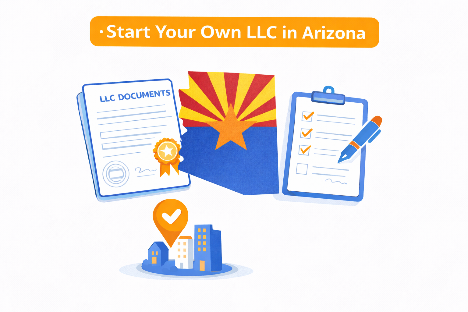 Arizona LLC Formation Illustration
