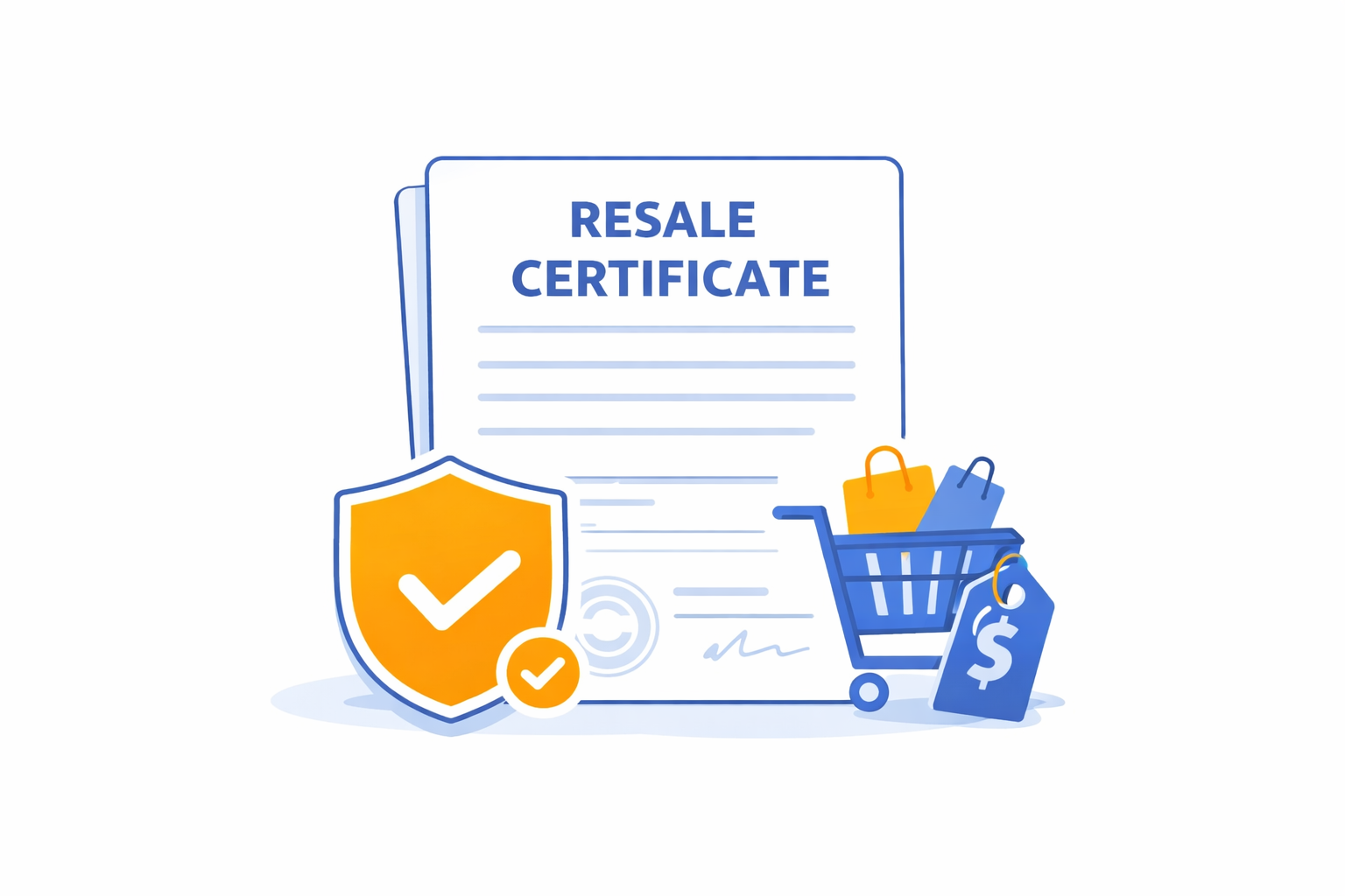 Resale Certificate Illustration
