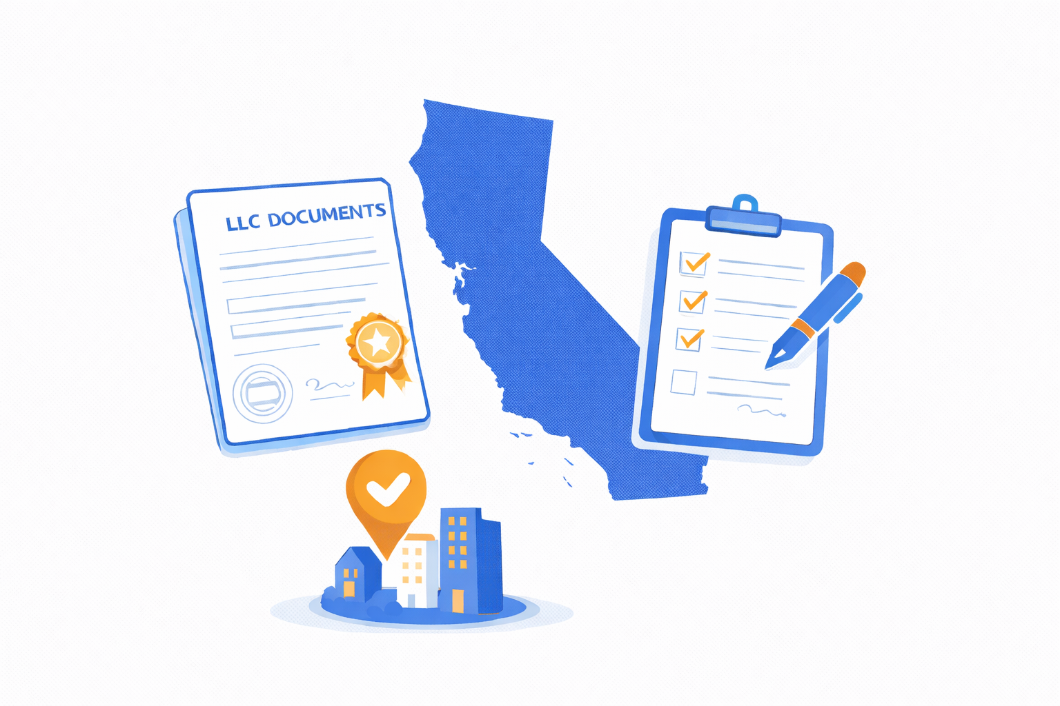 California LLC Formation Illustration