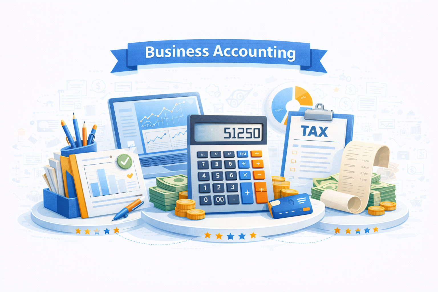 Illustration of Accounting Software